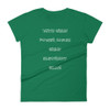 With great power comes great electricity bills! - Ladies Ringspun Fashion Fit T-Shirt Funny quotes 7823032