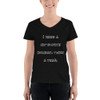 I need a six-month holiday, twice a year. - Lightweight V-Neck T-Shirt Funny quotes 7831547