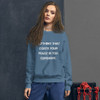 Anything that costs your peace is too expensive. - Unisex Crewneck Sweatshirt Motivational quotes 7825276