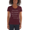 Folks, I don't trust children. They're here to replace us. - Stephen Colbert - Women's Tri-Blend T-Shirt Funny quotes 7824081