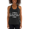I need a six-month holiday, twice a year. - Ladies' Triblend Racerback Tank Funny quotes 7822610