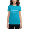 Old ways won't open new doors. - Ladies Ringspun Fashion Fit T-Shirt Motivational quotes 7824090
