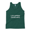 Life happens. Coffee helps. - Unisex Soft Tri-Blend Tank Funny quotes 7823730