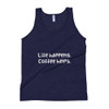 Life happens. Coffee helps. - Unisex Soft Tri-Blend Tank Funny quotes 7823730