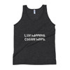 Life happens. Coffee helps. - Unisex Soft Tri-Blend Tank Funny quotes 7823730