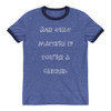 Age only matters if you're a cheese. - Lightweight Ringer Tee Funny quotes 7829853