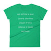 An apple a day keeps anyone away if you throw it hard enough. - Ladies Ringspun Fashion Fit T-Shirt Funny quotes 7822563