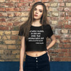 The best things in life are free. The second best are very expensive. - Coco Chanel - Women's Crop Tee Funny quotes 7827211