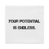 Your potential is endless. - Premium Pillow Case Motivational quotes 7828939