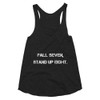 Fall seven, stand up eight. - Women's Tri-Blend Racerback Tank Motivational quotes 7823770