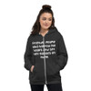 Friends: people who borrow my books and set wet glasses on them. - Unisex Flex Fleece Zip Hoodie Funny quotes 7824828