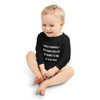 Push yourself because nobody is going to do it for you. - Infant Long Sleeve Baby Rib Bodysuit Motivational quotes 7830827