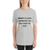 Mindset is what separates the best from the rest. - Unisex Short Sleeve Jersey T-Shirt Motivational quotes 7830894