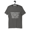 Common sense is like deodorant. The people who need it most never use it! - Unisex Short Sleeve Jersey T-Shirt Funny quotes 7823113