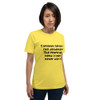Common sense is like deodorant. The people who need it most never use it! - Unisex Short Sleeve Jersey T-Shirt Funny quotes 7823113