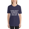 Common sense is like deodorant. The people who need it most never use it! - Unisex Short Sleeve Jersey T-Shirt Funny quotes 7823113