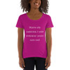 Brains are awesome. I wish everybody would have one! - Ladies Sheer Scoopneck T-Shirt Funny quotes 7821347