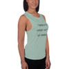 There is no angry way to say bubbles. - Women's Flowy Muscle Tank Funny quotes 7830359