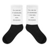 I'm a big fan of whiteboards. I find them quite remarkable. - Black Foot Socks Funny quotes 7827090