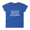 I am standing outside. So if anyone asks, I am outstanding! - Ladies Ringspun Fashion Fit T-Shirt Funny quotes 7823335