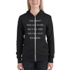 Life doesn't have any hands, but it can sure give you a slap sometimes. - Unisex Triblend Lightweight Zip Hoodie Funny quotes 7832334