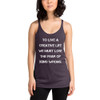 To live a creative life we must lose the fear of being wrong. - Ladies Triblend Racerback Tank Motivational quotes 7826688