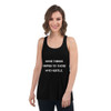 Good things happen to those who hustle. - Women's Flowy Racerback Tank Motivational quotes 7828741