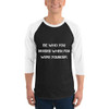 Be who you needed when you were younger. - Unisex Fine Jersey Raglan Tee Motivational quotes 7829209