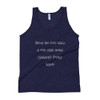 How do you call a pig that does karate? Pork Chop - Unisex Soft Tri-Blend Tank Funny quotes 7823682