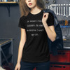 At night I fall asleep. In the morning I can't get up. - Women's The Favorite Tee Funny quotes 7830477