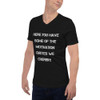 Here you have some of the motivation quotes we cherish: - Unisex Short Sleeve V-Neck Jersey Tee Motivational quotes 7829620