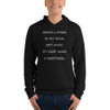 Seeing a spider in my room isn't scary. It's scary when it disappears. - Unisex Fleece Pullover Hoodie Funny quotes 7832577