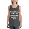 I am actually quite a nice person. Until you piss me off! - Unisex Jersey Tank Funny quotes 7830510