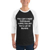 You can't make everybody happy. You are not a jar of Nutella. - Unisex Fine Jersey Raglan Tee Funny quotes 7828660