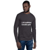 Life happens. Coffee helps. - Fitted Long Sleeve Crew Funny quotes 7822114
