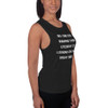 No one ever injured their eyesight by looking on the bright side. - Women's Flowy Muscle Tank Motivational quotes 7831384