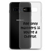 Age only matters if you're a cheese. - Samsung Case Funny quotes 7830512