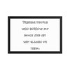 Friends: people who borrow my books and set wet glasses on them. - Matte Paper Framed Poster Funny quotes 7820972