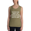 The more you weight the harder you are to kidnap. Stay safe eat cake. - Women's Flowy Muscle Tank Funny quotes 7831241