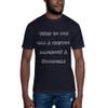What do you call a thieving alligator? A Crookodile - Unisex Short Sleeve Crew Neck Funny quotes 7825303