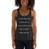 I like rumors. I find out so much about me that I didn't even know. - Women's Tri-Blend Racerback Tank Funny quotes 7823515