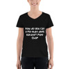 How do you call a pig that does karate? Pork Chop - Lightweight V-Neck T-Shirt Funny quotes 7831403