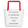 I'm a big fan of whiteboards. I find them quite remarkable. - Beach Bag Funny quotes 7831144