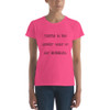 There is no angry way to say bubbles. - Ladies Ringspun Fashion Fit T-Shirt Funny quotes 7821369