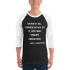 When it all comes down to it, nothing trumps execution. - Gary Vaynerchuk - Unisex Fine Jersey Raglan Tee Motivational quotes 7829419