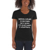 Seeing a spider in my room isn't scary. It's scary when it disappears. - Women's Tri-Blend T-Shirt Funny quotes 7823985
