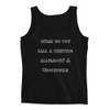 What do you call a thieving alligator? A Crookodile - Ladies Missy Fit Ringspun Tank Top Funny quotes 7821338