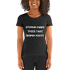 Storms make trees take deeper roots. - Ladies' Triblend Short Sleeve T-Shirt Motivational quotes 7826866