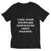 I wish travel therapy was covered by my health insurance. - Unisex Short Sleeve V-Neck Jersey Tee Funny quotes 7828955