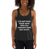 Life was much easier when apple and blackberry were just fruits. - Women's Tri-Blend Racerback Tank Funny quotes 7823562